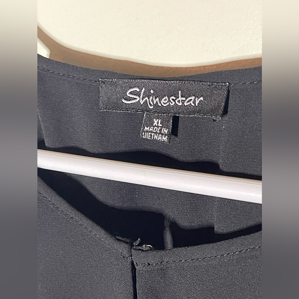 Shinestar Ruffled/Layered Racerback Tank - Picture 3 of 3